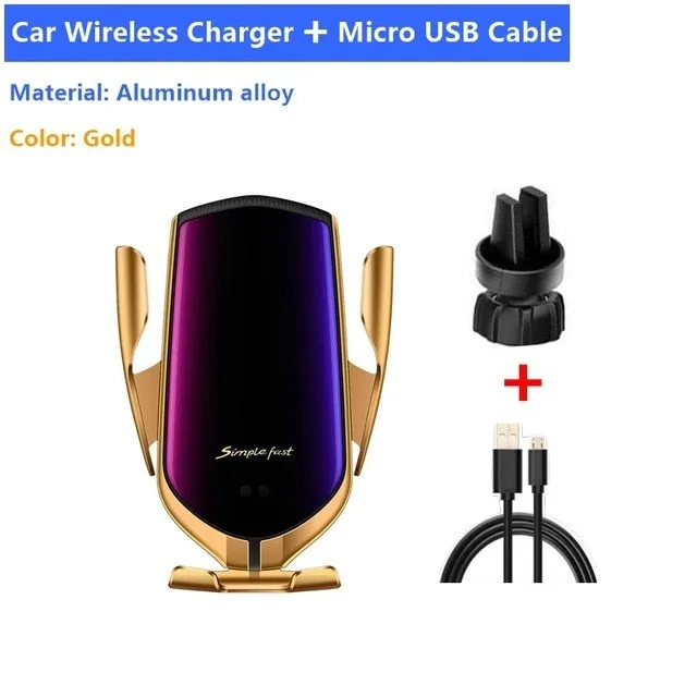 Car Phone Holder Wireless Charging Stand