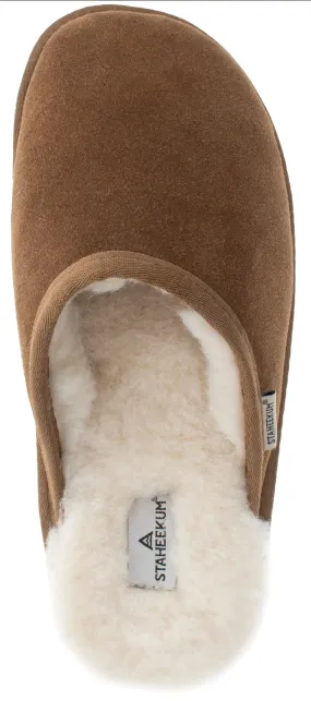 STAHEEKUM *MEN'S ALPINE FAUX FUR SLIPPERS