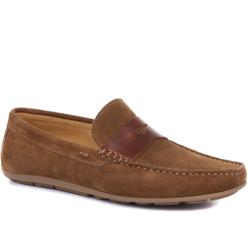 Suede Leather Loafers