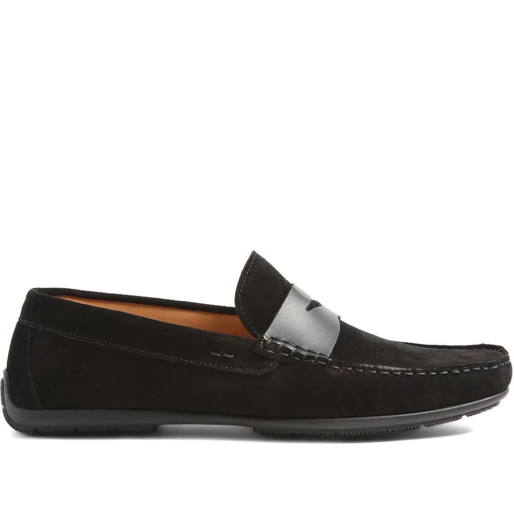 Suede Leather Loafers