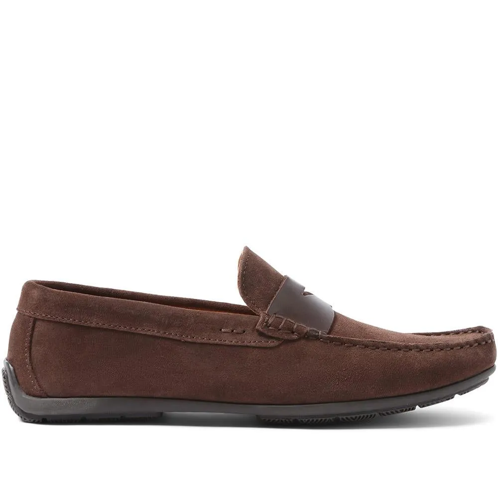 Suede Leather Loafers