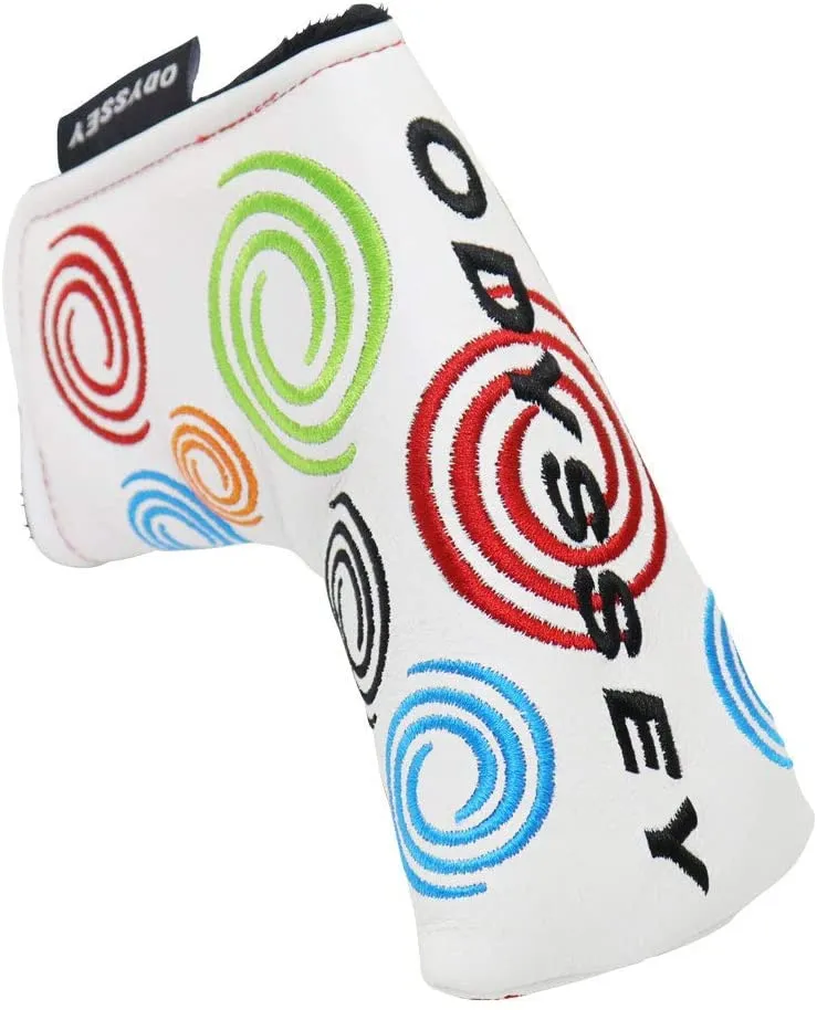 Super Swirl Leather Blade Putter Headcover by Odyssey Golf Tour