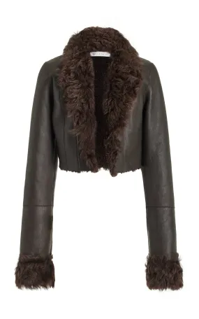 Exclusive Short Shearling Coat by Ludovic de Saint Sernin