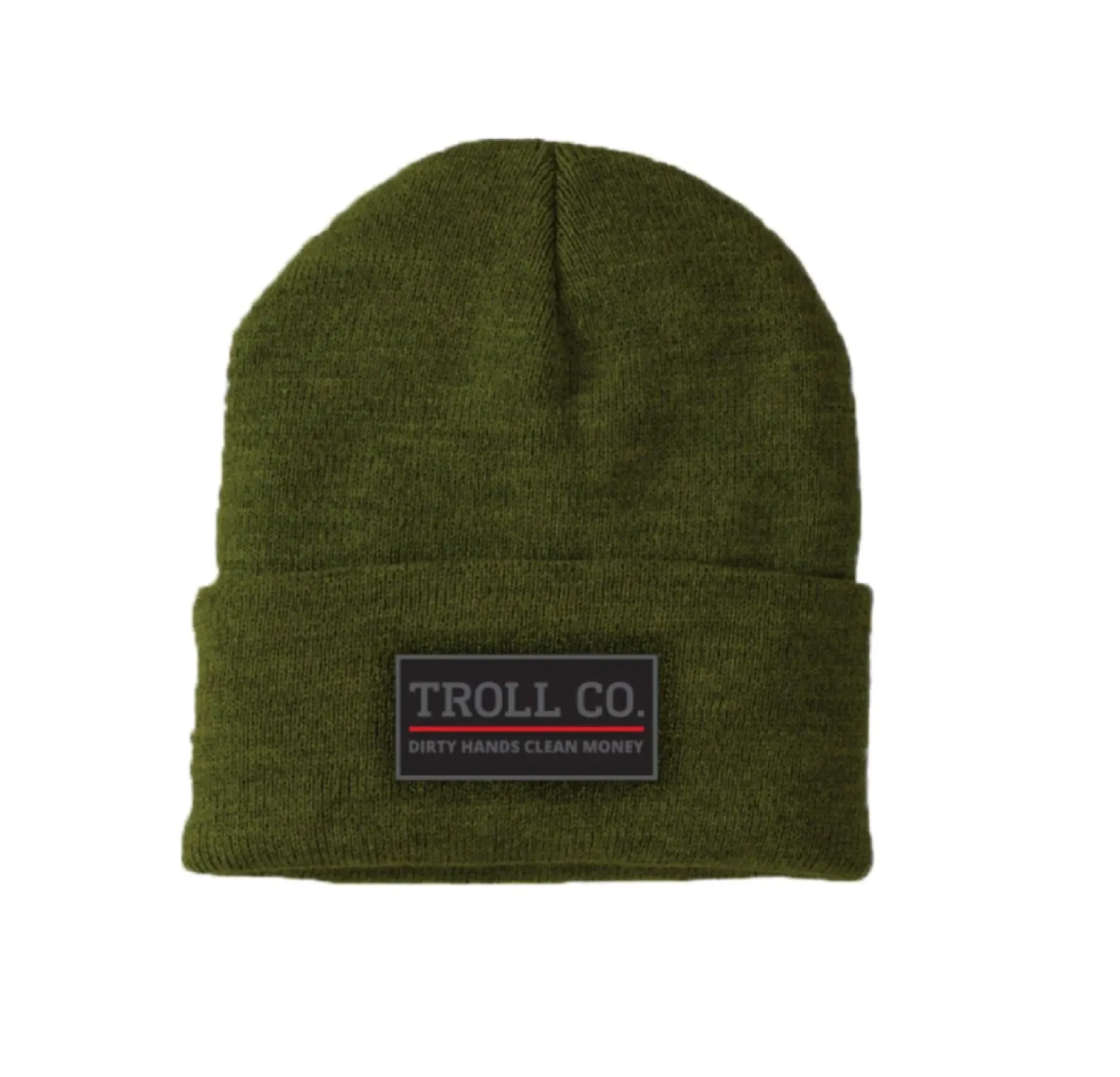 Troll Co. Premium Knit Beanie Logo Patch