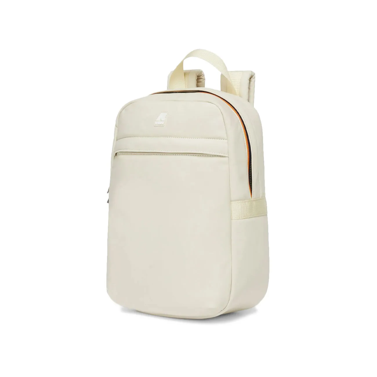 Small Backpack with Padded Straps in Beige Ecru