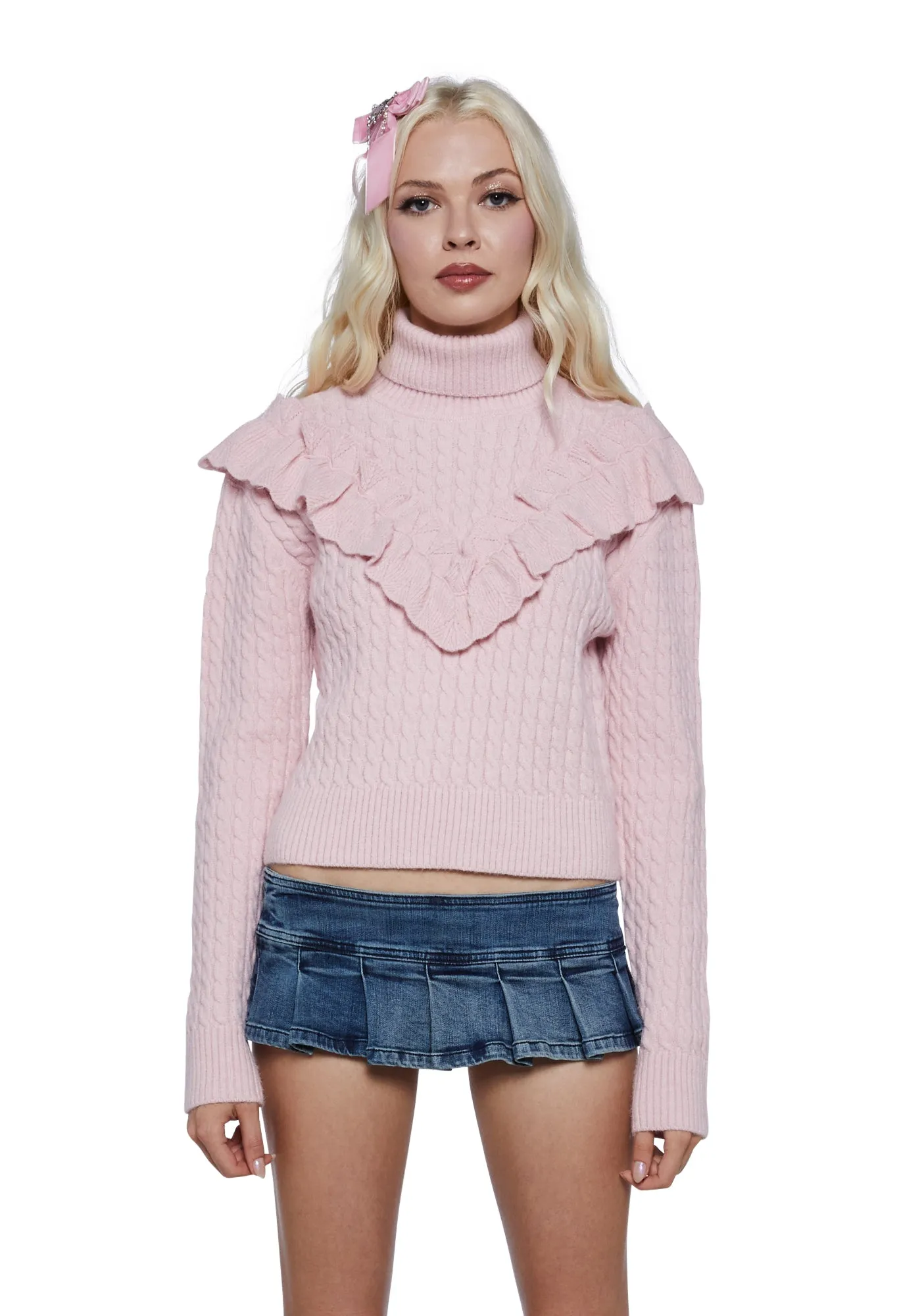 Urban Revivo Cable Knit Sweater