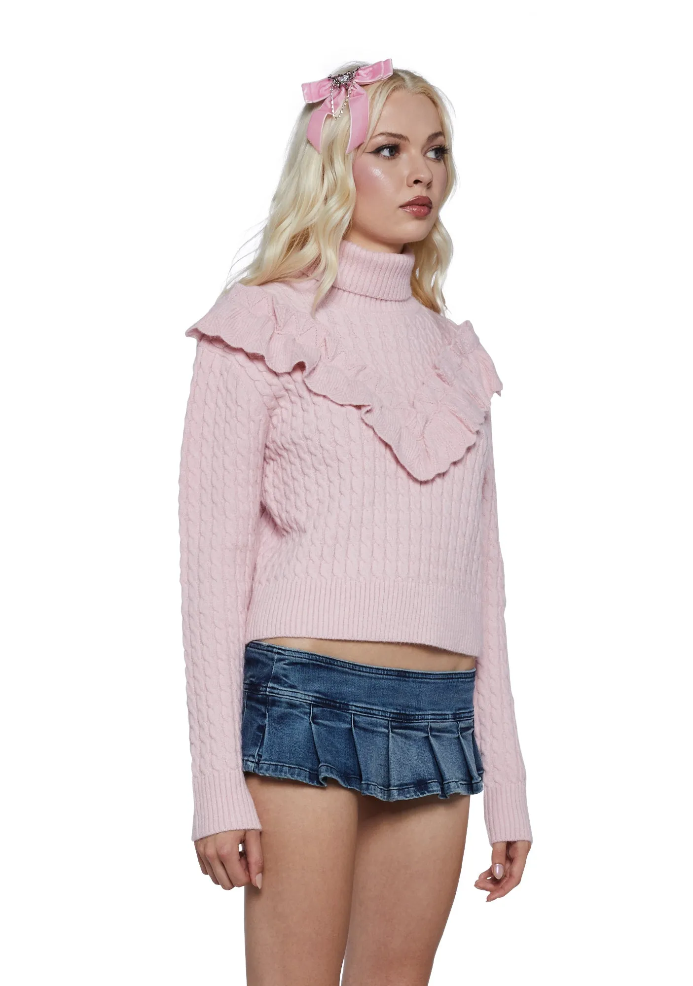 Urban Revivo Cable Knit Sweater