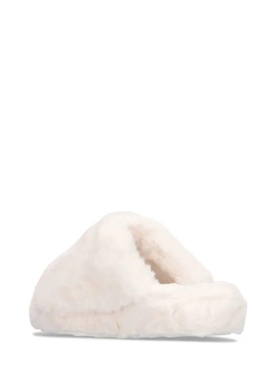 Versace Faux Fur Slippers