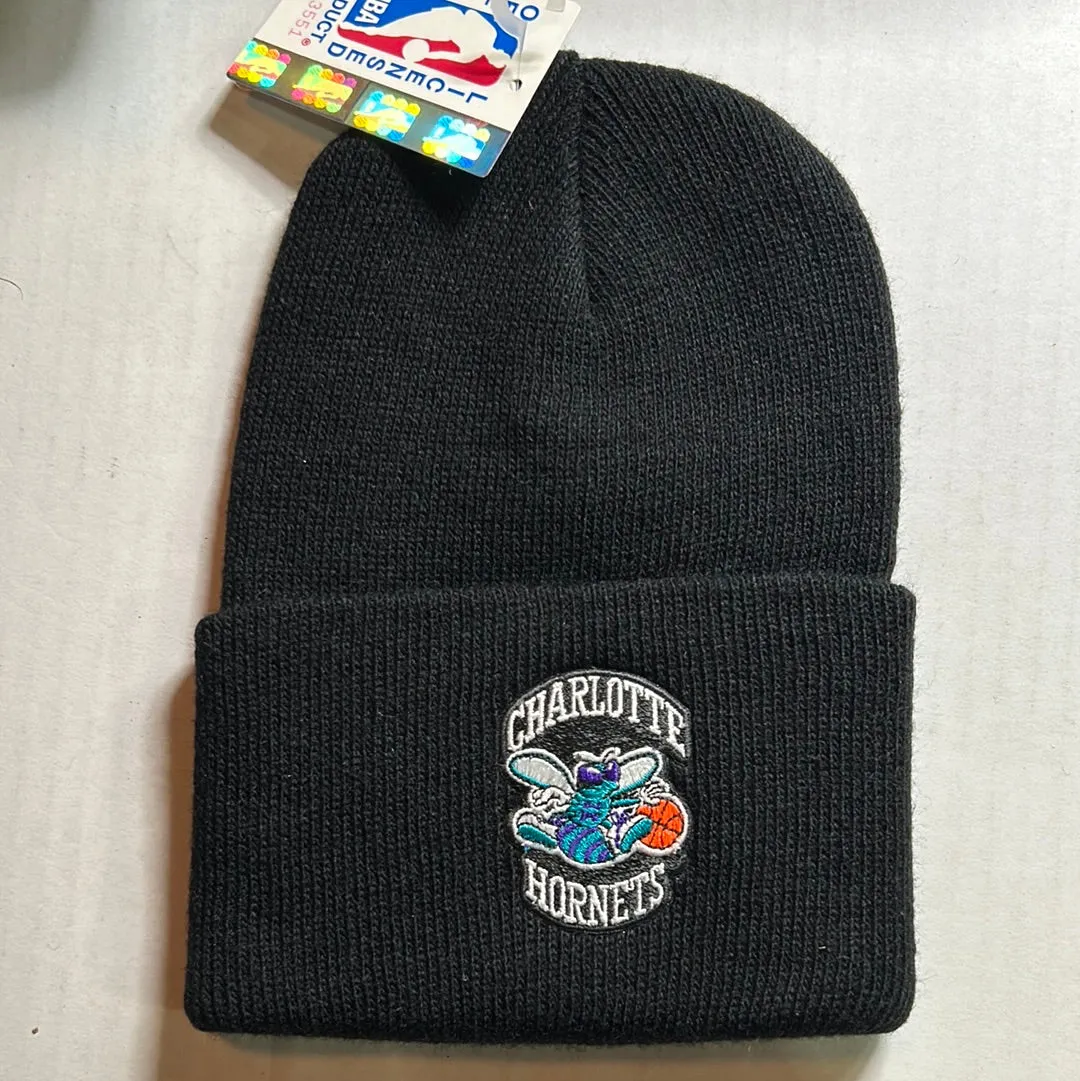 Vintage Charlotte Hornets NBA Knit Beanie