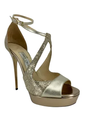 Glitter Platform Sandals