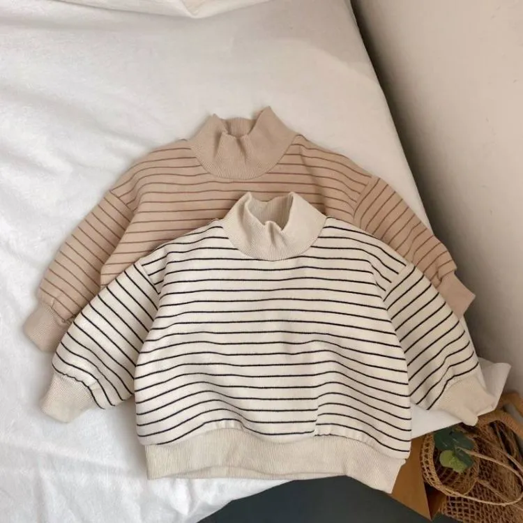 Wholesale Baby Kid Girls Boys Striped Tops 23113010