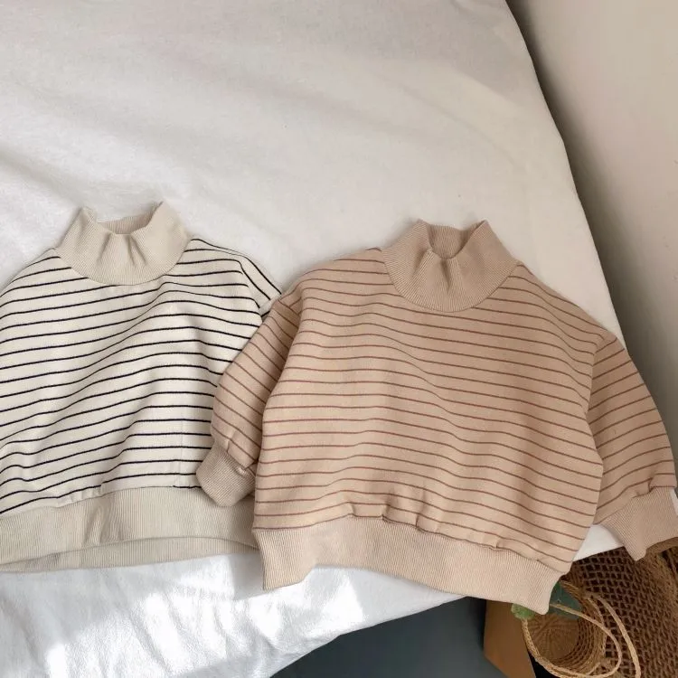 Wholesale Baby Kid Girls Boys Striped Tops 23113010