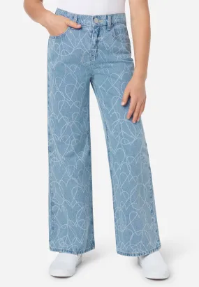 Trendy Groovy Love Wide Leg Jeans