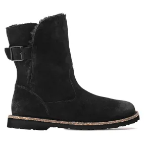 Black Shearling Uppsala Boots for Women