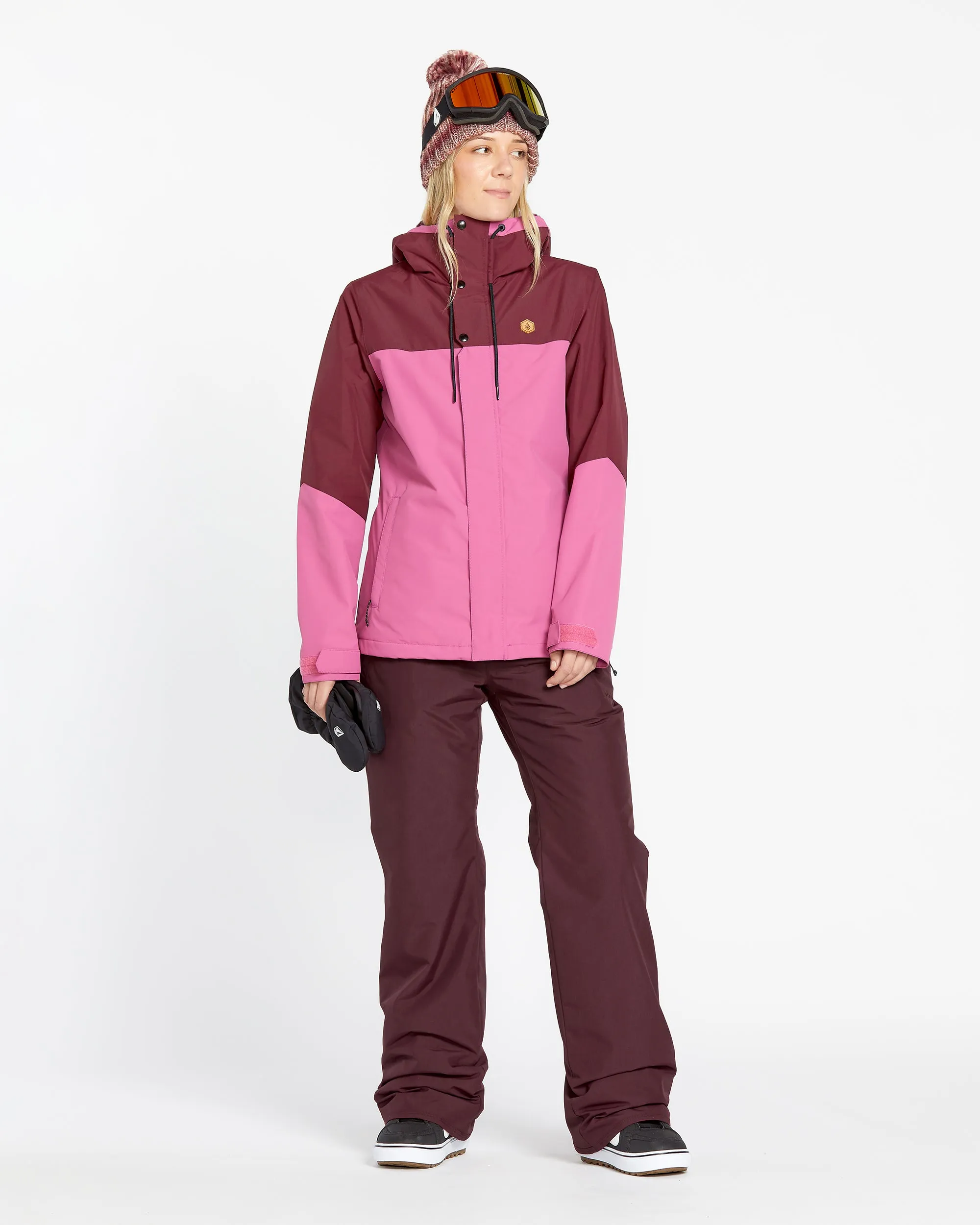 Women's Frochickie Insulated Trousers in Burgundy