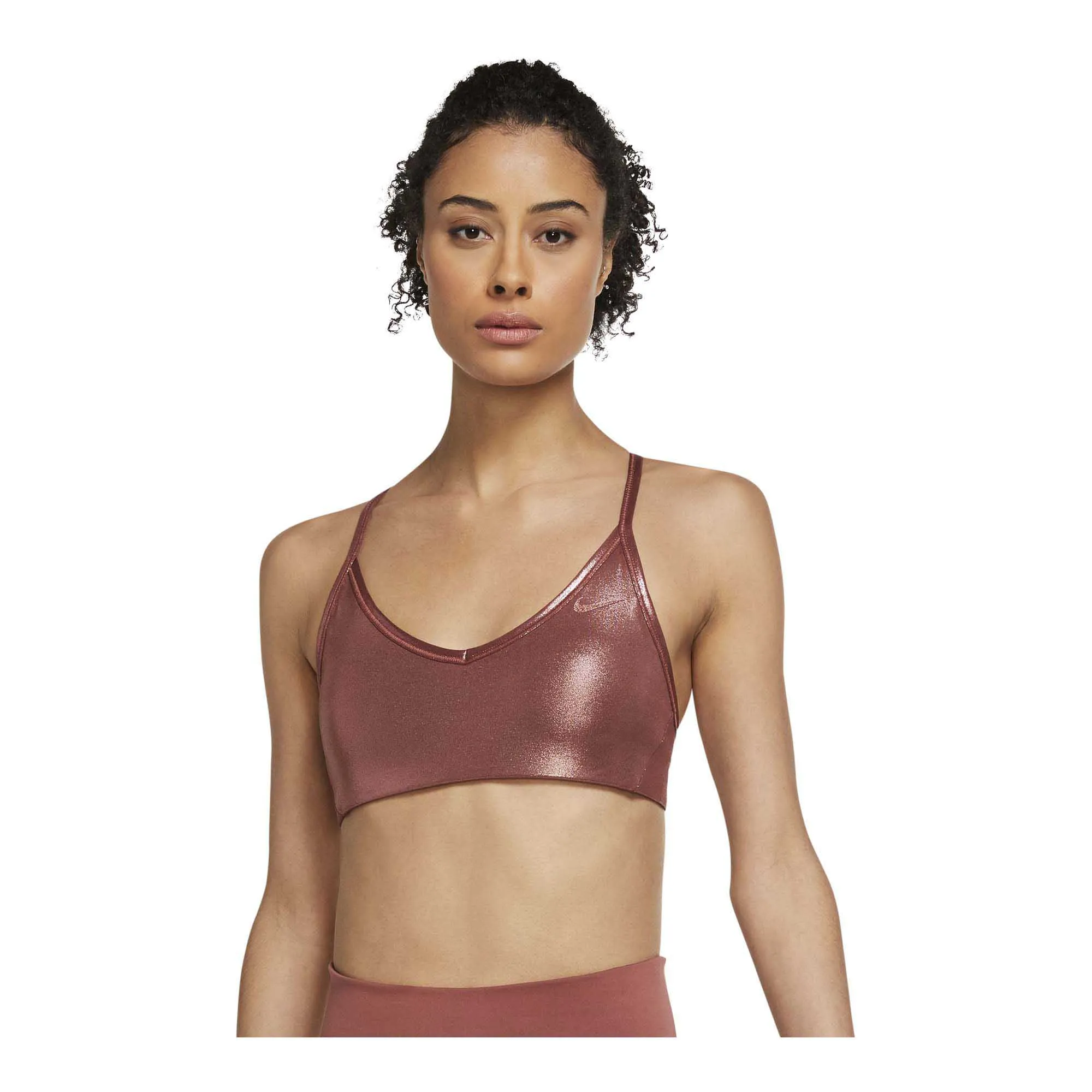 Women's Nike Indy Icon Clash Light-Support Padded Shimmer Sports Bra