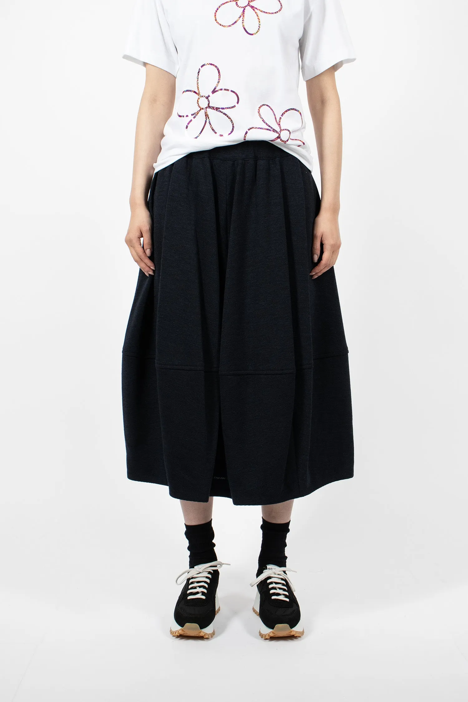 Wool Skirt Navy