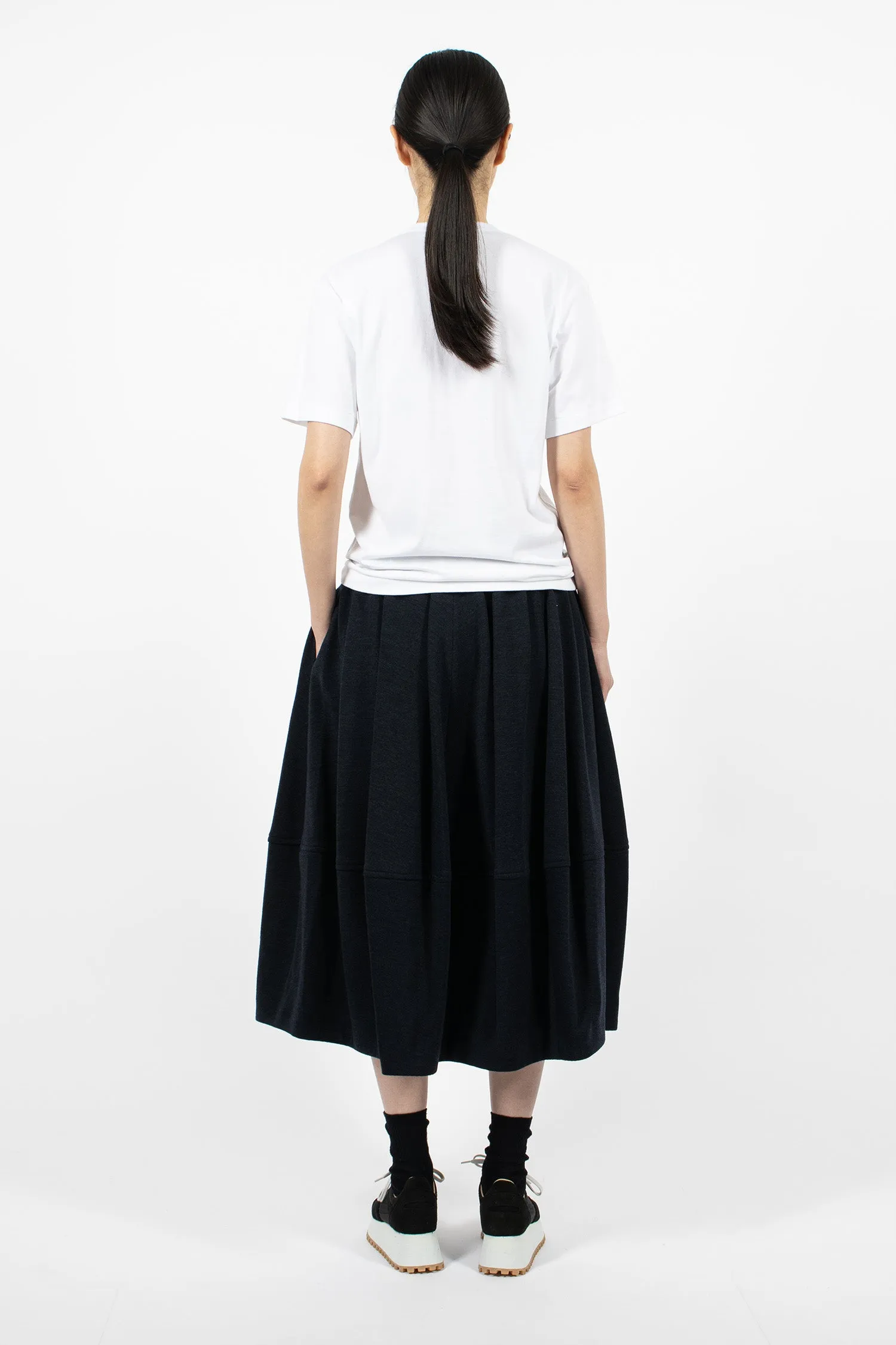 Wool Skirt Navy